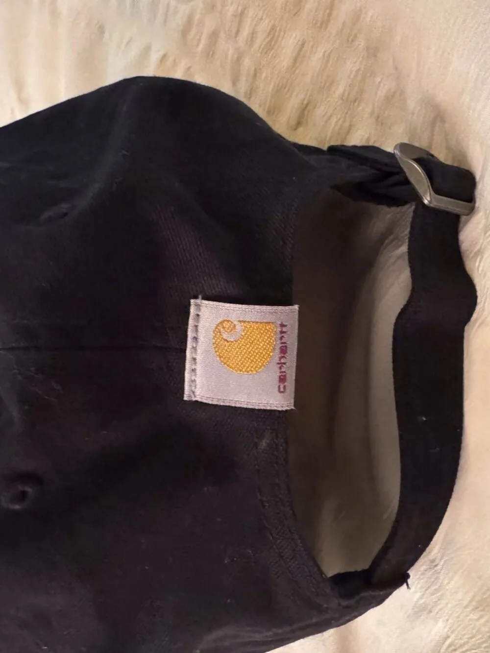 Carhartt Force Canvas Cap Black Cursive NWT